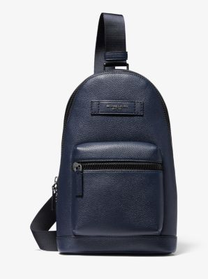 Pebbled Leather Sling Pack