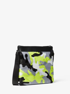 Kent Neon Camo Jacquard Crossbody Bag