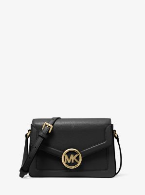 Jessie Small Pebbled Leather Shoulder Bag | Michael Kors