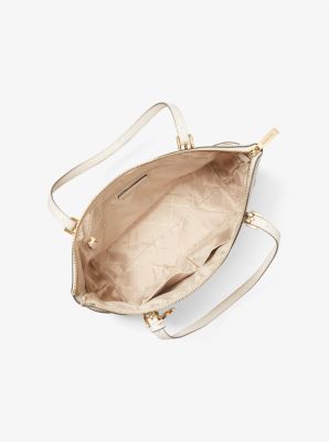 Jet Set Large Saffiano Leather Top-Zip Tote Bag