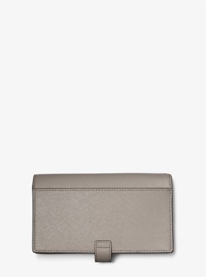 Jet Set Small Saffiano Leather Wristlet