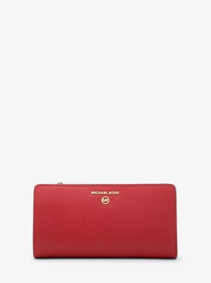 Jet Set Charm Saffiano Leather Continental Wallet | Michael Kors