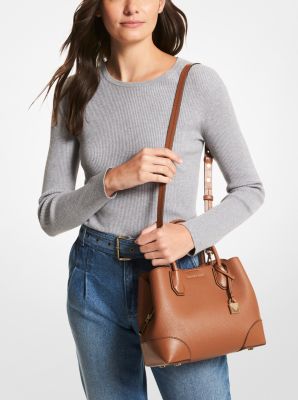 Michael Kors Mercer Small Leather Accordion Tote - Macy's