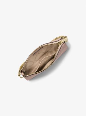 Pochette Jet Set piccola con catena e stampa logo in BALLET | Michael Kors