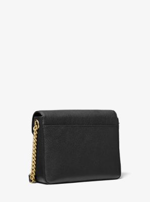 Vanna Medium Pebbled Leather Crossbody Bag Michael Kors