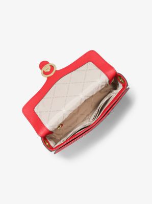 Vanna Medium Pebbled Leather Crossbody Bag