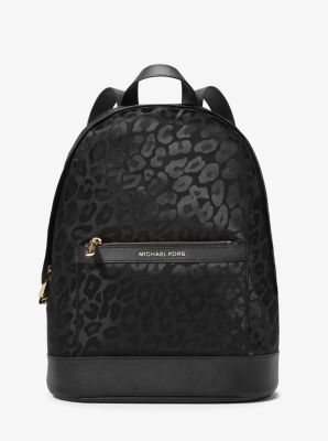 Morgan Medium Leopard Jacquard Backpack