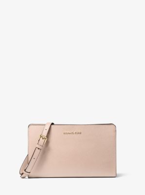 Jet Set Large Saffiano Leather Crossbody Bag