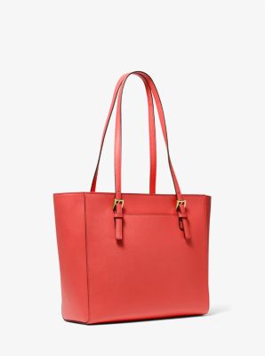 Jet Set Charm Medium Saffiano Leather Tote Bag image number 2