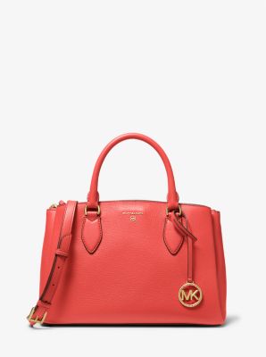 Essex Medium Pebbled Leather Satchel