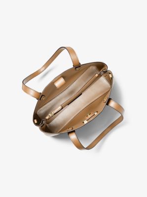 Mel Small Saffiano Leather Tote Bag