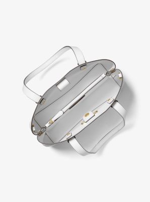 Mel Small Saffiano Leather Tote Bag