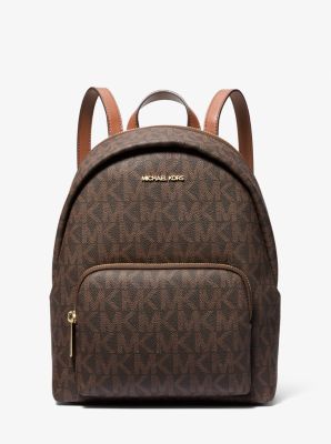 MK Rucksack Erin Medium Mit Signature-Logomuster - Braun
