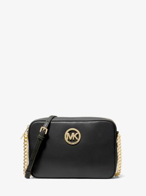 Fulton Large Pebbled Leather Camera Bag Michael Kors