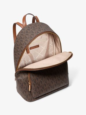 Connie Medium Signature Logo Backpack