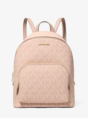 MK Rucksack Connie Medium Mit Signature-Logomuster - Rosa