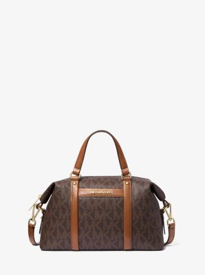 MK Henkeltasche Beck Small Mit Signature-Logomuster - Braun