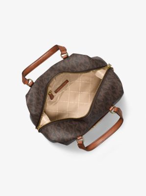 Beck Medium Signature Logo Satchel