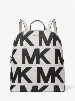 Michael Kors Cindy Black/White hotsell Large Backpack