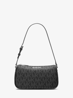 Pochette Jet Set media con logo in NERO | Michael Kors