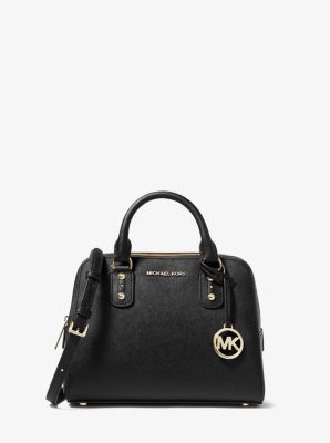 Michael Kors Sandrine Stud Small Leather Crossbody (Blossom) : :  Fashion