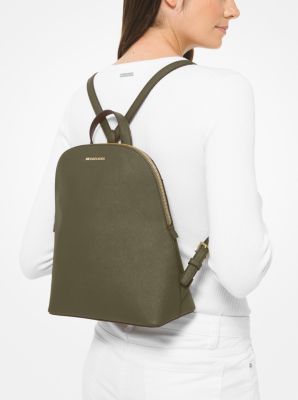 Cindy Large Saffiano Leather Backpack Michael Kors