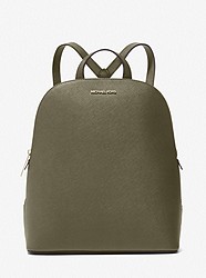 Cindy Large Saffiano Leather Backpack - OLIVE - 38H8CCPB3L