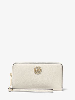 Fulton Pebbled Leather Smartphone Wristlet