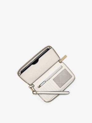 Fulton Pebbled Leather Smartphone Wristlet