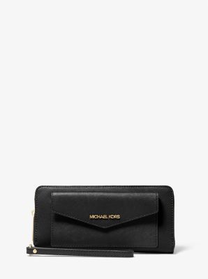 Jet Set Large Saffiano Leather Pocket Wallet | Michael Kors