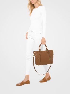 Michael kors outlet sierra large satchel