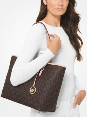 michael kors jet set logo tote