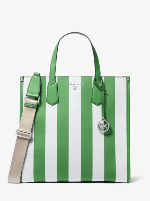 Maple Large Striped Tote Bag Michael Kors