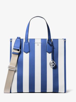 Maple Large Striped Tote Bag Michael Kors