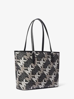 Jet Set Charm Medium Graphic Logo Tote Bag