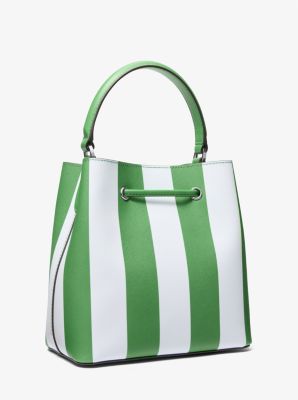 Michael kors striped bag sale