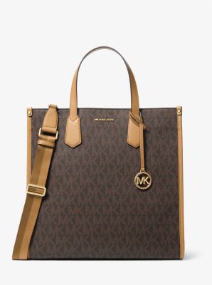 Maple Large Signature Logo Tote Bag Michael Kors