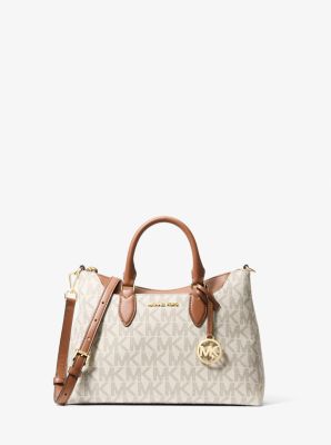 Bolso satchel Austen peque&ntilde;o con logotipo