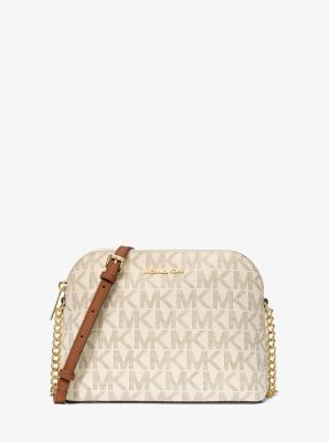 Cindy Signature Logo Dome Crossbody Bag