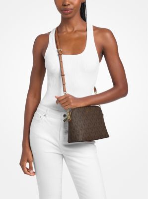 Cindy Signature Logo Dome Crossbody Bag