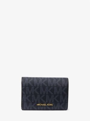 Jet Set Medium Signature Logo Wallet in ADMIRAL | Michael Kors