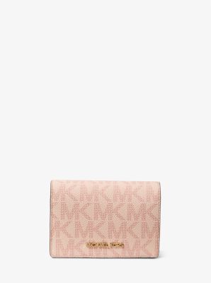 Jet Set Medium Signature Logo Wallet