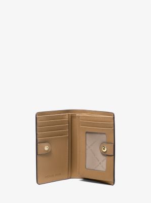 Portafoglio Jet Set medio in pelle Saffiano in CAMMELLO | Michael Kors