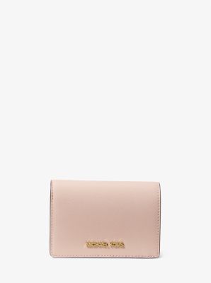 Brieftasche Jet Set Medium aus Saffianleder in ZARTROSA | Michael Kors