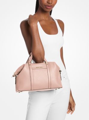 Bolso satchel Beck mediano de piel in ROSA CLARO | Michael Kors