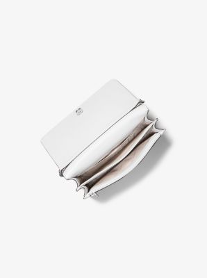 Daniela Large Signature Logo Crossbody Bag in OPT/ALLUM | Michael Kors