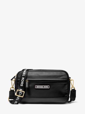 Michael Kors Small Camera Bag Black/Silver