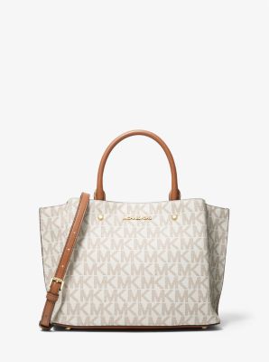 Arielle large logo online satchel