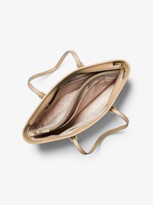 Jet Set Travel Medium Saffiano Leather Top-Zip Tote Bag