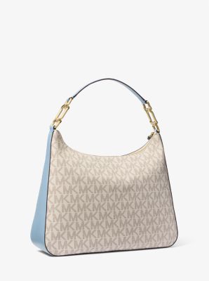 Michael Michael Kors Logo Plaque Zip-Up Shoulder Bag